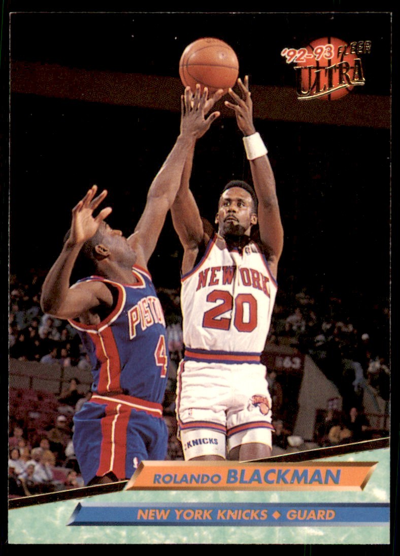1992-93 Fleer Ultra Rolando Blackman Basketball Cards #319