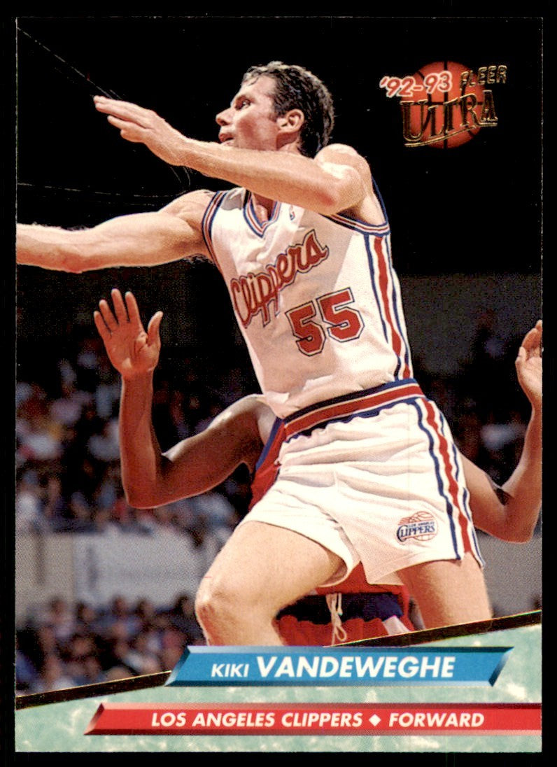1992-93 Fleer Ultra Kiki Vandeweghe. (100) Basketball Cards #282