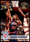 1993-94 NBA Hoops Basketball Card Allan Houston Detroit Pistons #332