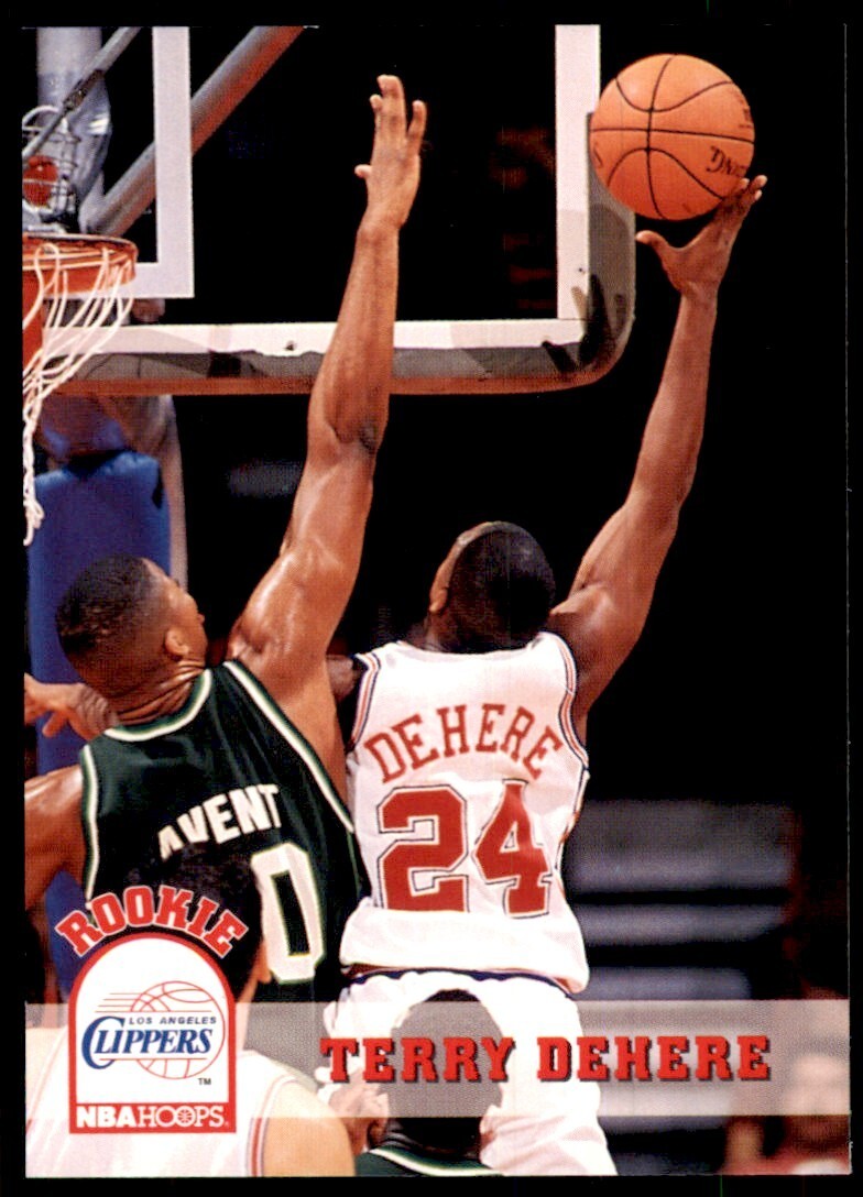 1993-94 NBA Hoops Basketball Card Terry Dehere Rookie A Los Angeles Clippers