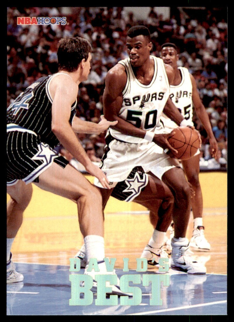 1993-94 NBA Hoops Basketball Card David Robinson A San Antonio Spurs #DB2