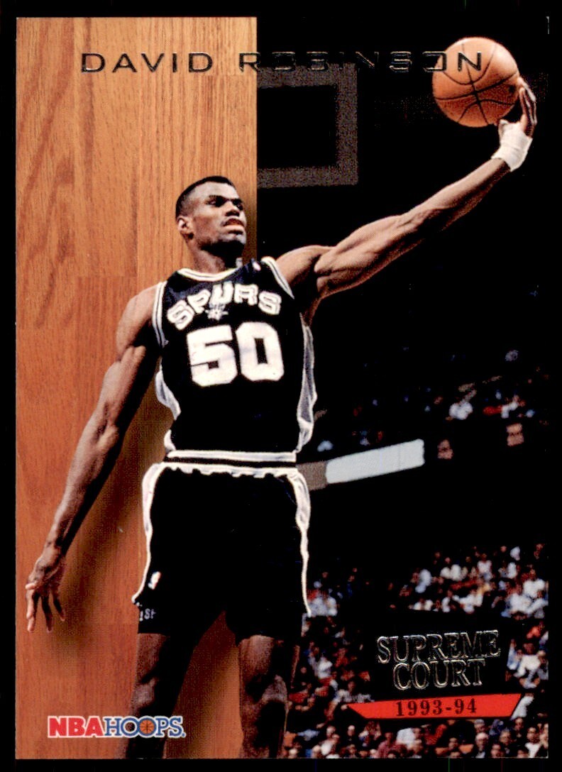 1993-94 NBA Hoops Basketball Card David Robinson San Antonio Spurs #SC2