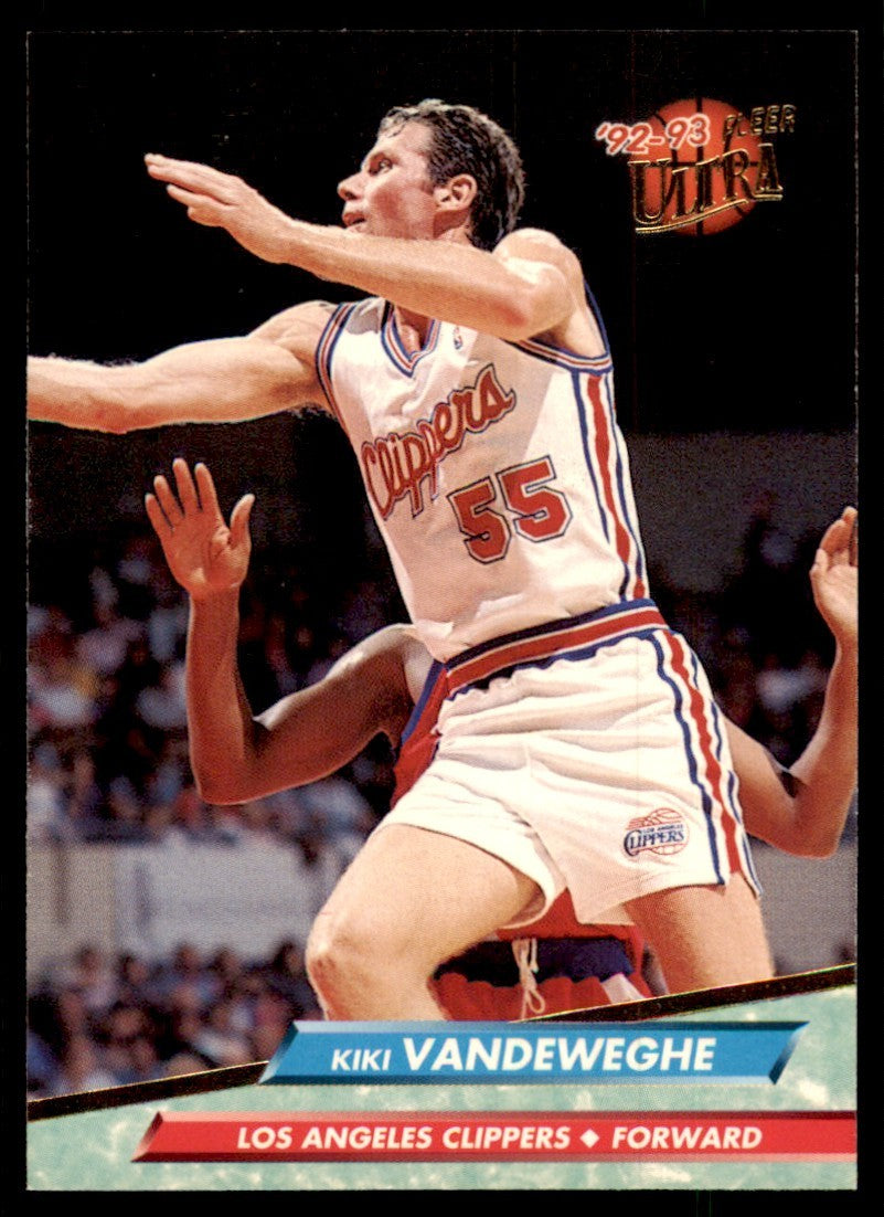 1992-93 Fleer Ultra Kiki Vandeweghe Basketball Cards. #282