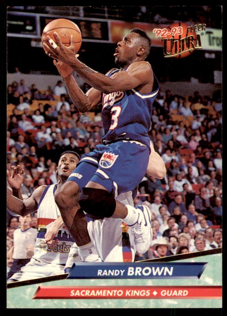 1992-93 Fleer Ultra Randy Brown Basketball Cards. #347