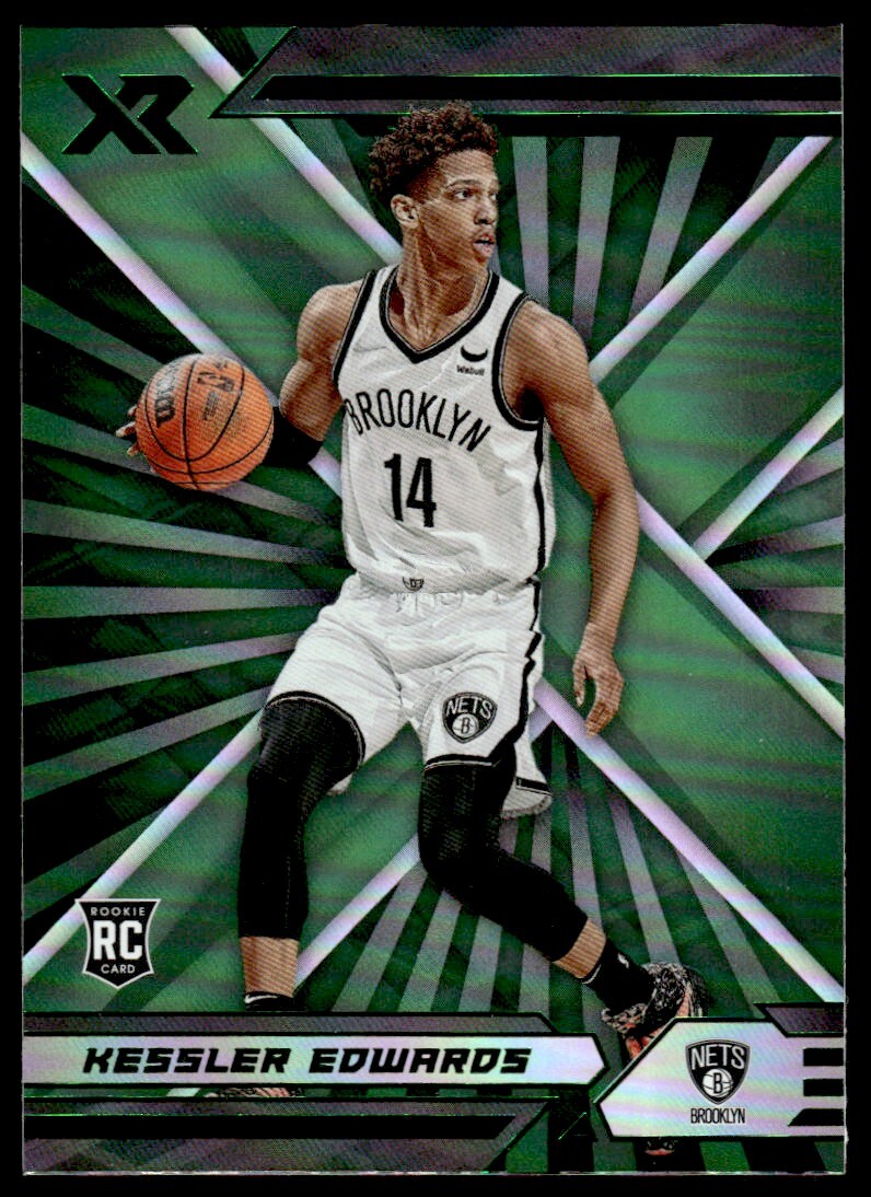 2021-22 Panini XR Basketball Card Kessler Edwards Brooklyn Nets #371