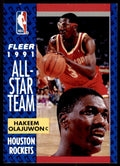 1991-92 Fleer Hakeem Olajuwon Basketball Cards #214