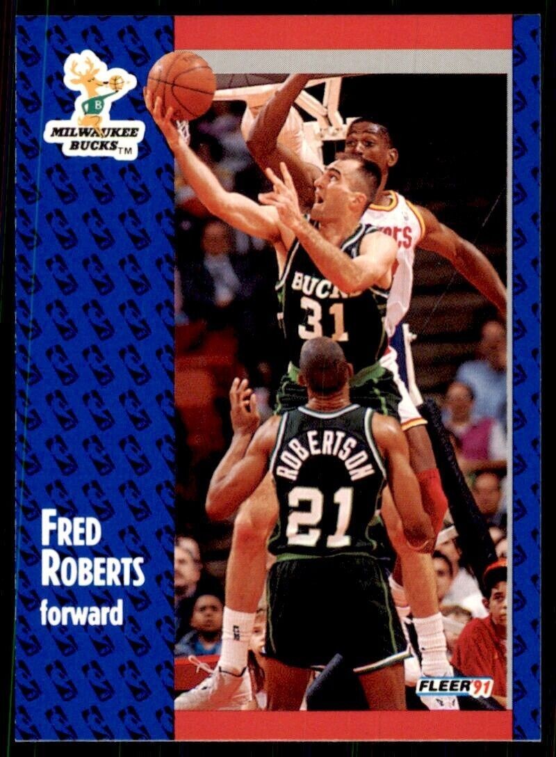 1991-92 Fleer Fred Roberts Basketball Cards #117