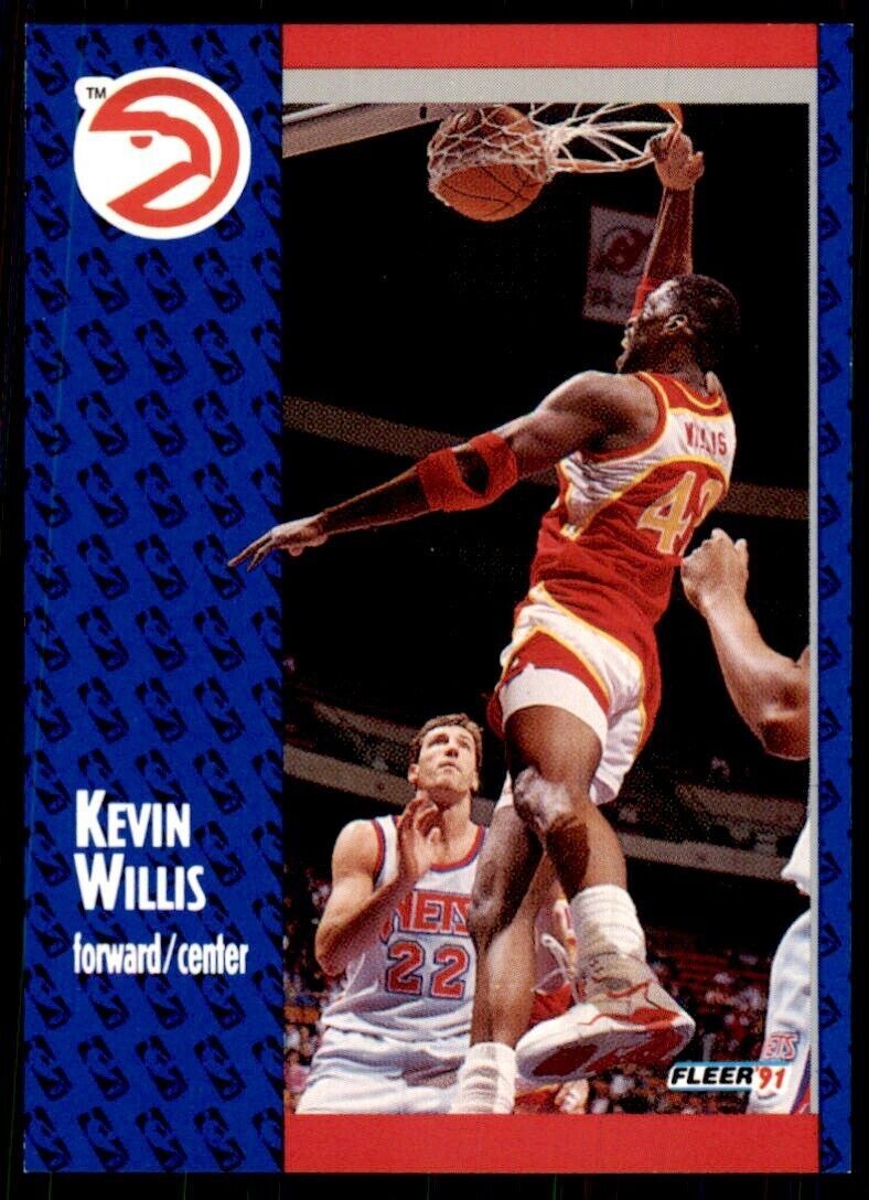 1991-92 Fleer Kevin Willis Basketball Cards #7