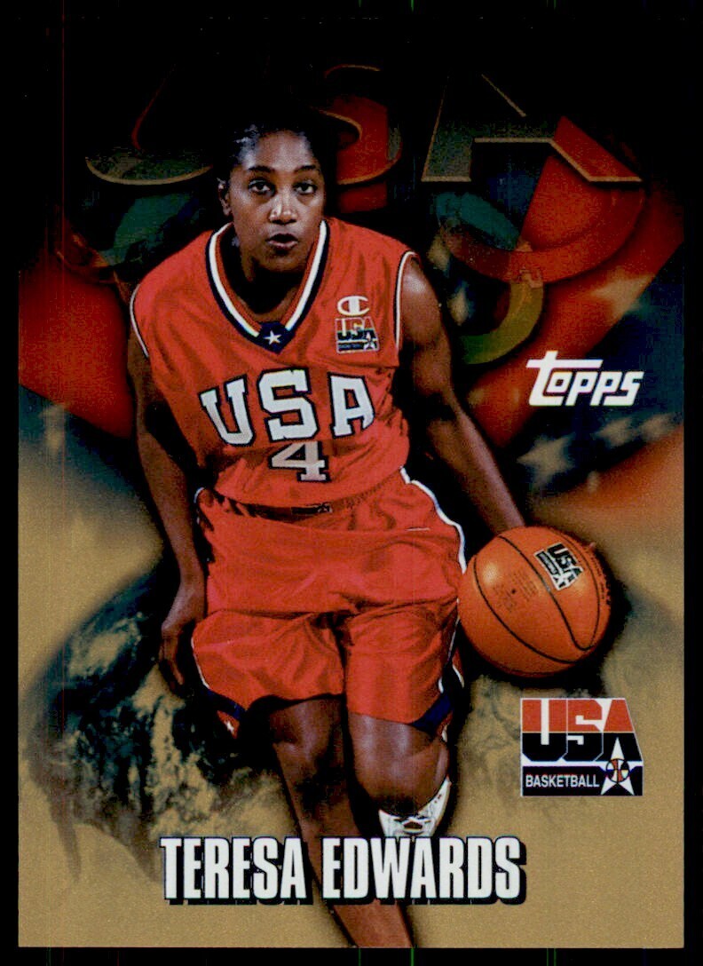 2000-01 Topps USA Teresa Edwards Basketball Cards #64