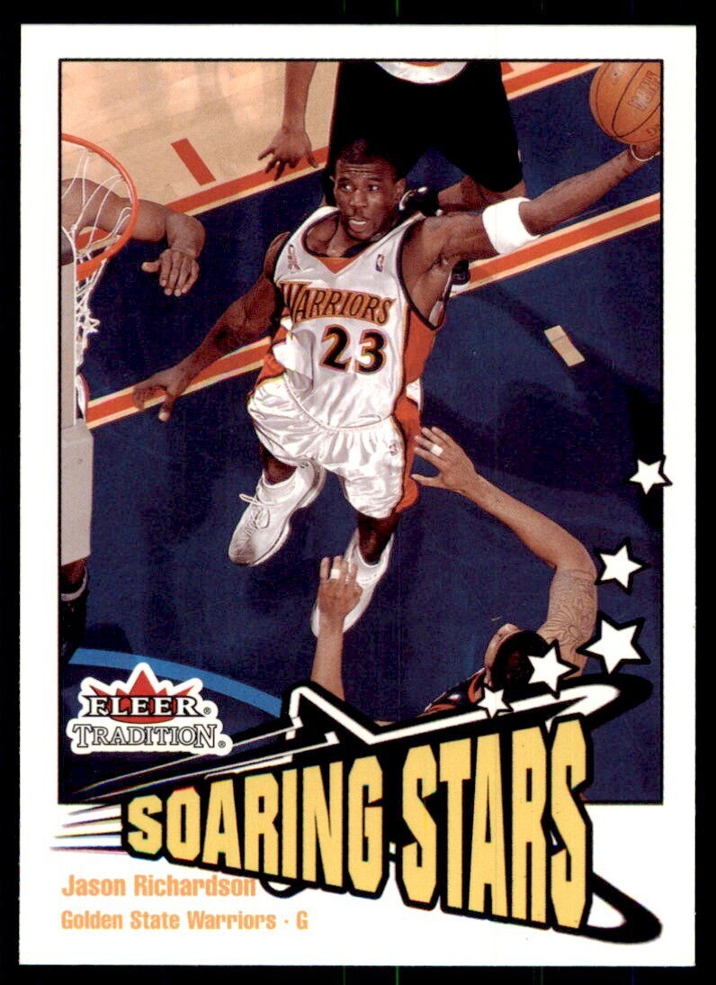 2002-03 Fleer Tradition Jason Richardson Basketball Cards #229