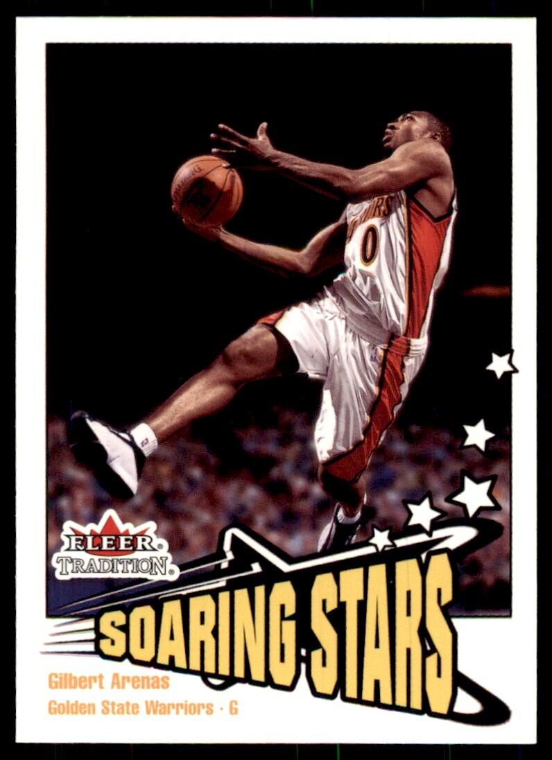 2002-03 Fleer Tradition Gilbert Arenas B Basketball Cards #230