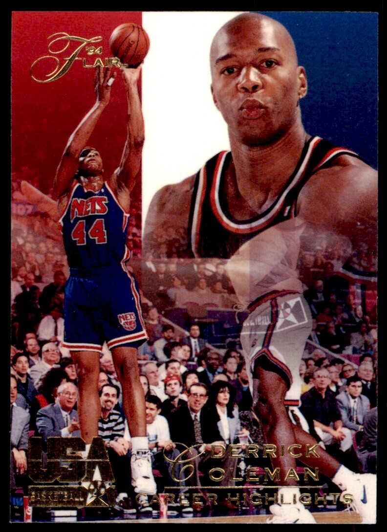 1994-95 Flair Derrick Coleman Basketball Cards #10