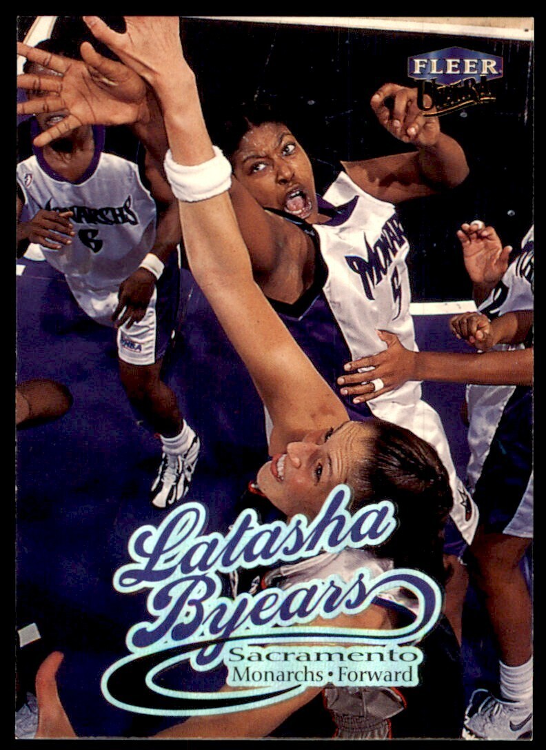 1999-00 Fleer Ultra WNBA Latasha Byears A Basketball Cards #88