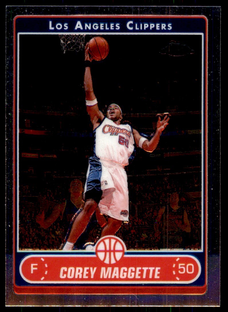 2006-07 Topps Chrome Corey Maggette Basketball Cards #54