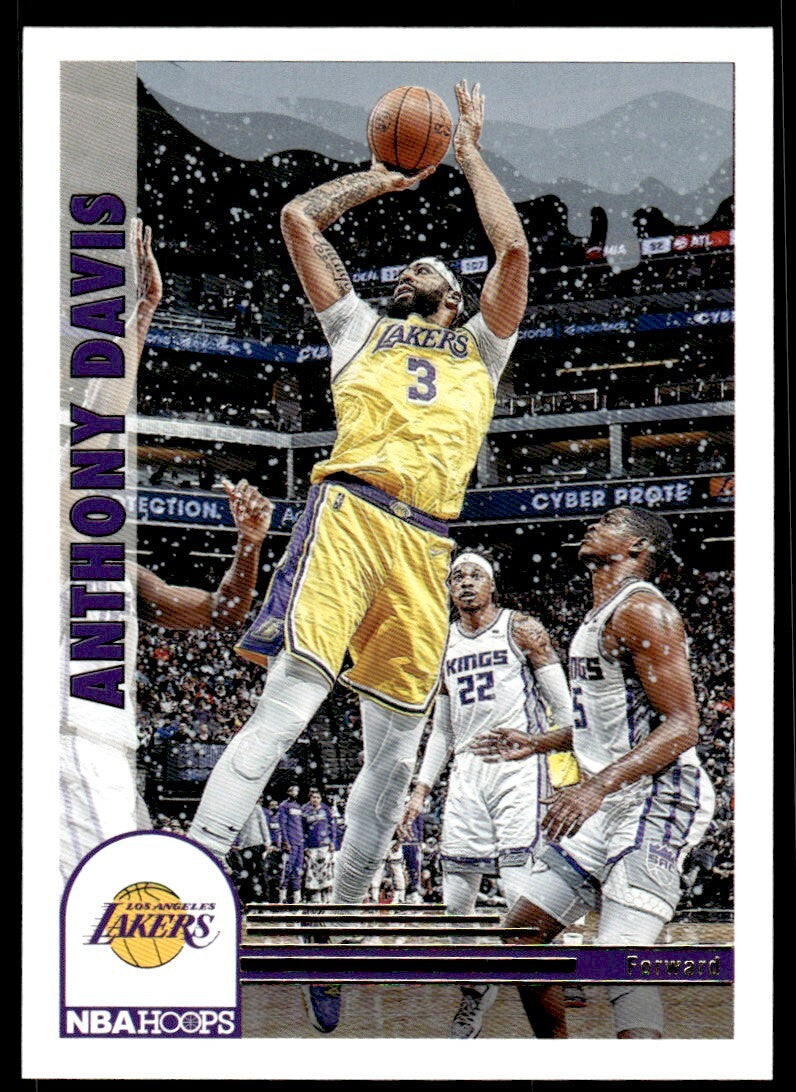 2022-23 Hoops Basketball Card Anthony Davis Los Angeles Lakers #290
