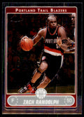 2006-07 Topps Chrome Zach Randolph A Basketball Cards #102