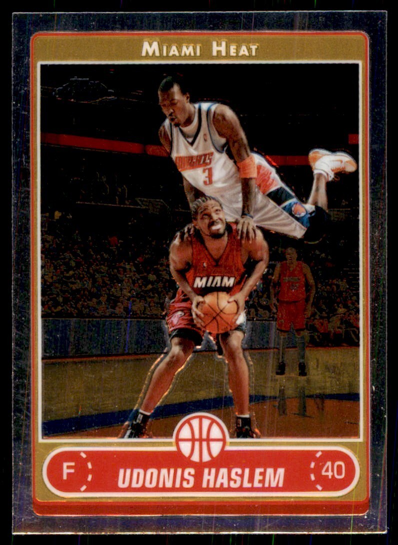 2006-07 Topps Chrome Udonis Haslem Basketball Cards #79
