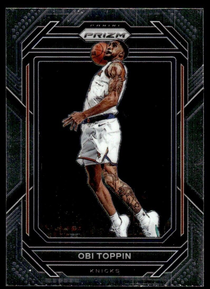 2022-23 Panini Prizm Basketball Card Obi Toppin A New York Knicks #9