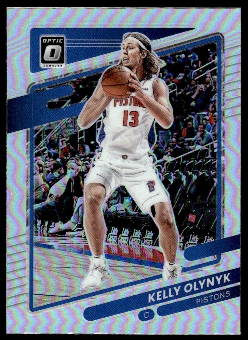 2021-22 Donruss Optic Basketball Card Kelly Olynyk B Detroit Pistons #5