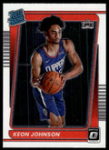 2021-22 Donruss Optic Basketball Card Keon Johnson Rookie Los Angeles Clippers