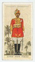 1938 Players Cigarettes Military Uniforms British Empire Alwar State Forces #26