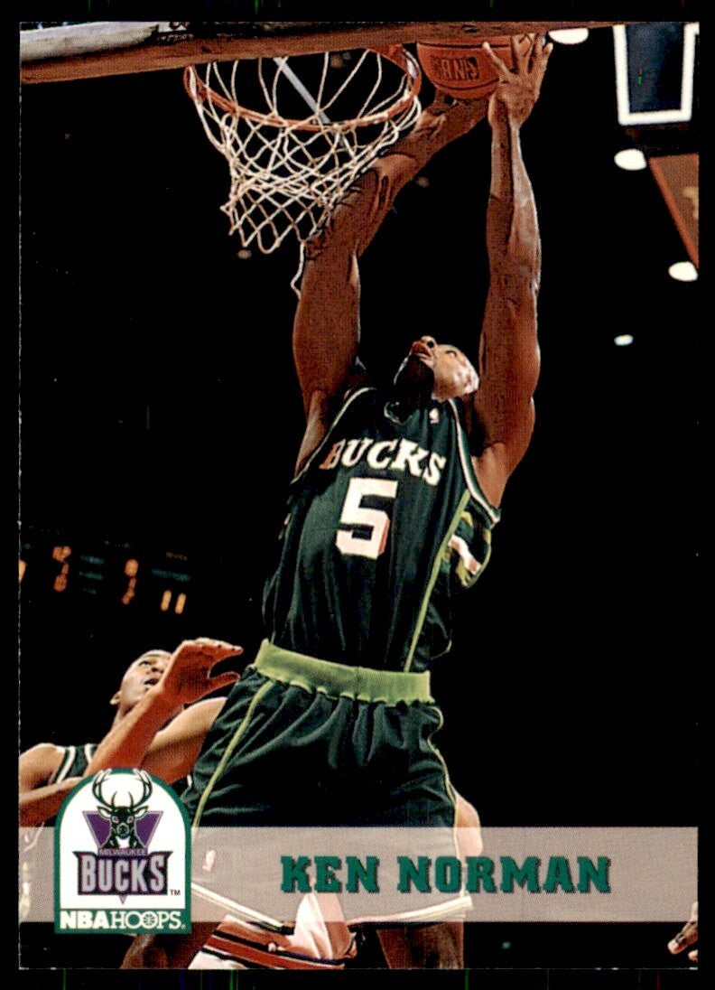1993-94 NBA Hoops Ken Norman Basketball Cards #364