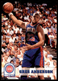 1993-94 NBA Hoops Greg Anderson Basketball Cards #330