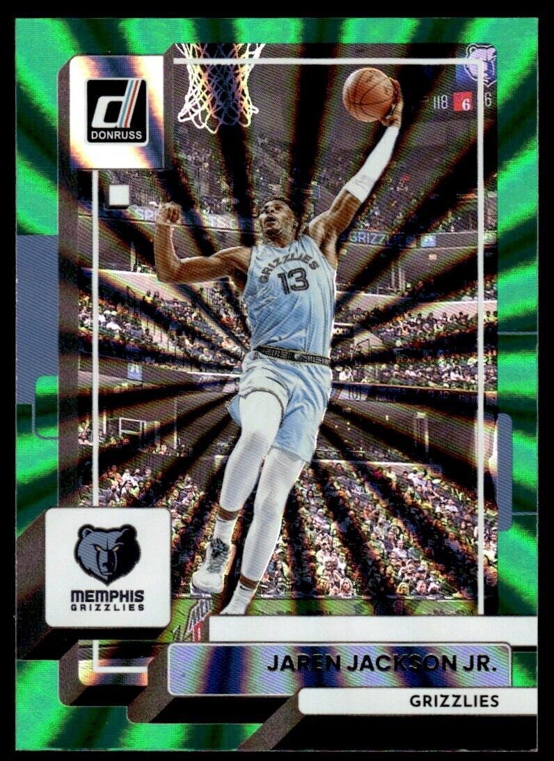 2022-23 Donruss Basketball Card Jaren Jackson Jr. Memphis Grizzlies #155