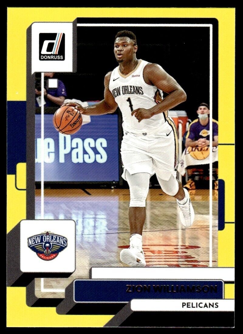 2022-23 Donruss Basketball Card Zion Williamson A New Orleans Pelicans #164