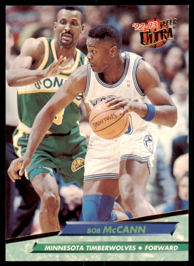 1992-93 Fleer Ultra. Bob McCann A Basketball Cards #306