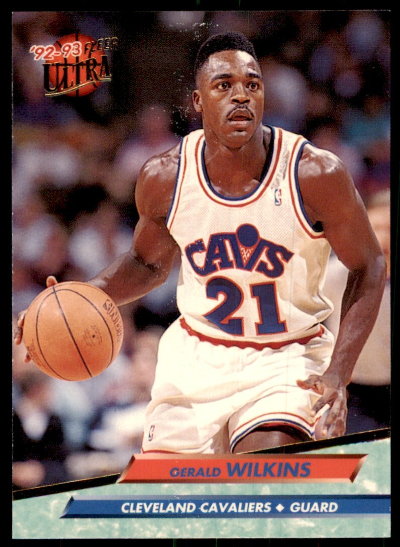 1992-93 Fleer Ultra. Gerald Wilkins A Basketball Cards #243