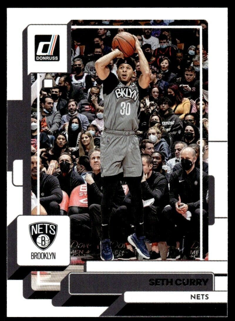 2022-23 Donruss Basketball Card Seth Curry B Brooklyn Nets #10