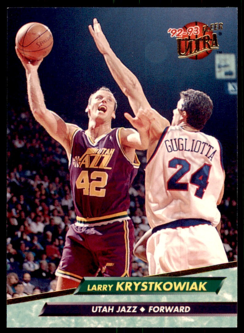 1992-93 Fleer Ultra. Larry Krystkowiak Basketball Cards #365
