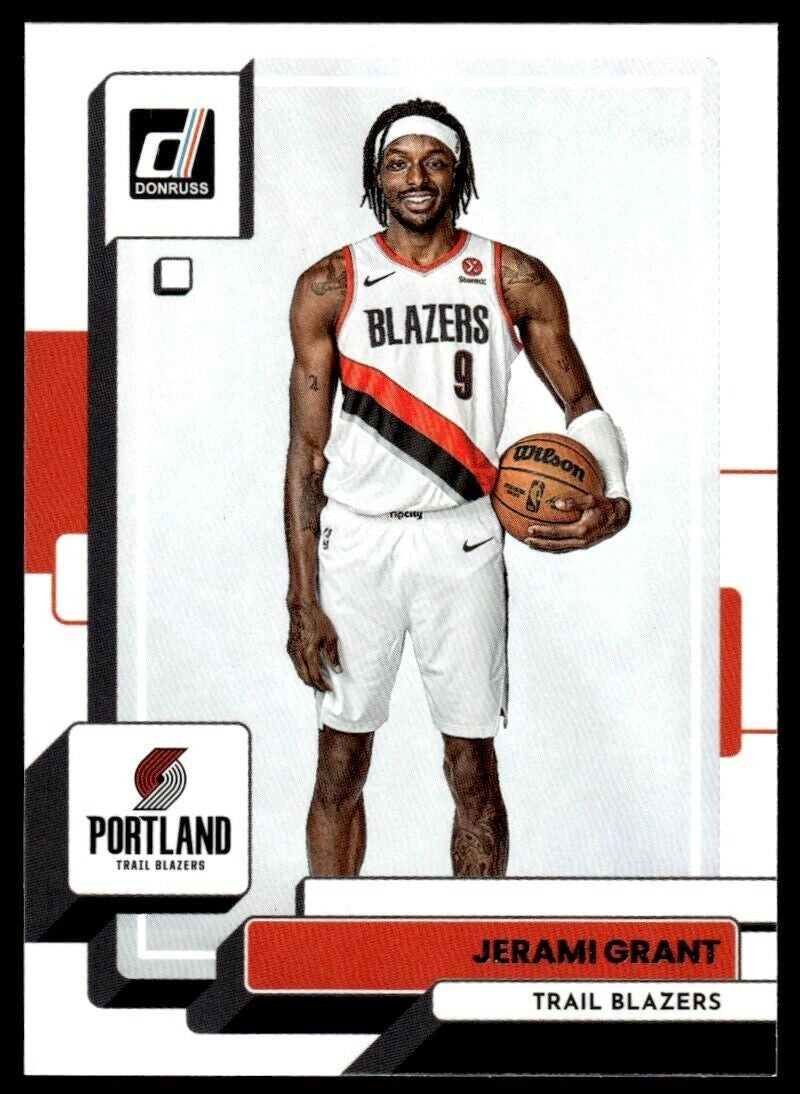 2022-23 Donruss Basketball Card Jerami Grant Portland Trail Blazers #192