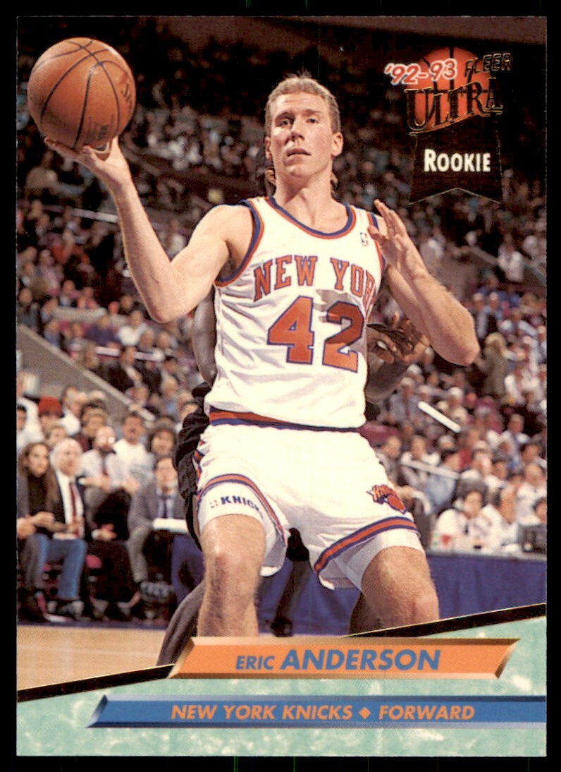 1992-93 Fleer Ultra. Eric Anderson Rookie Basketball Cards #318