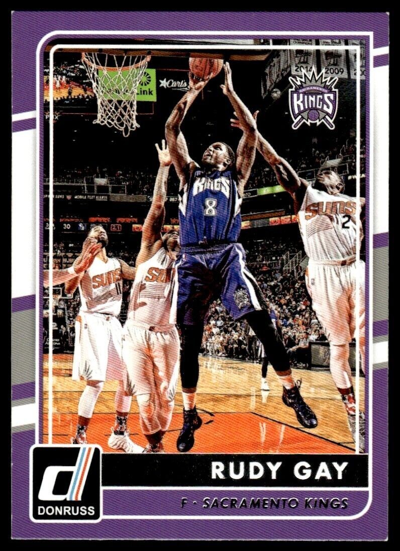 2022-23 Donruss Basketball Card Rudy Gay Sacramento Kings #192
