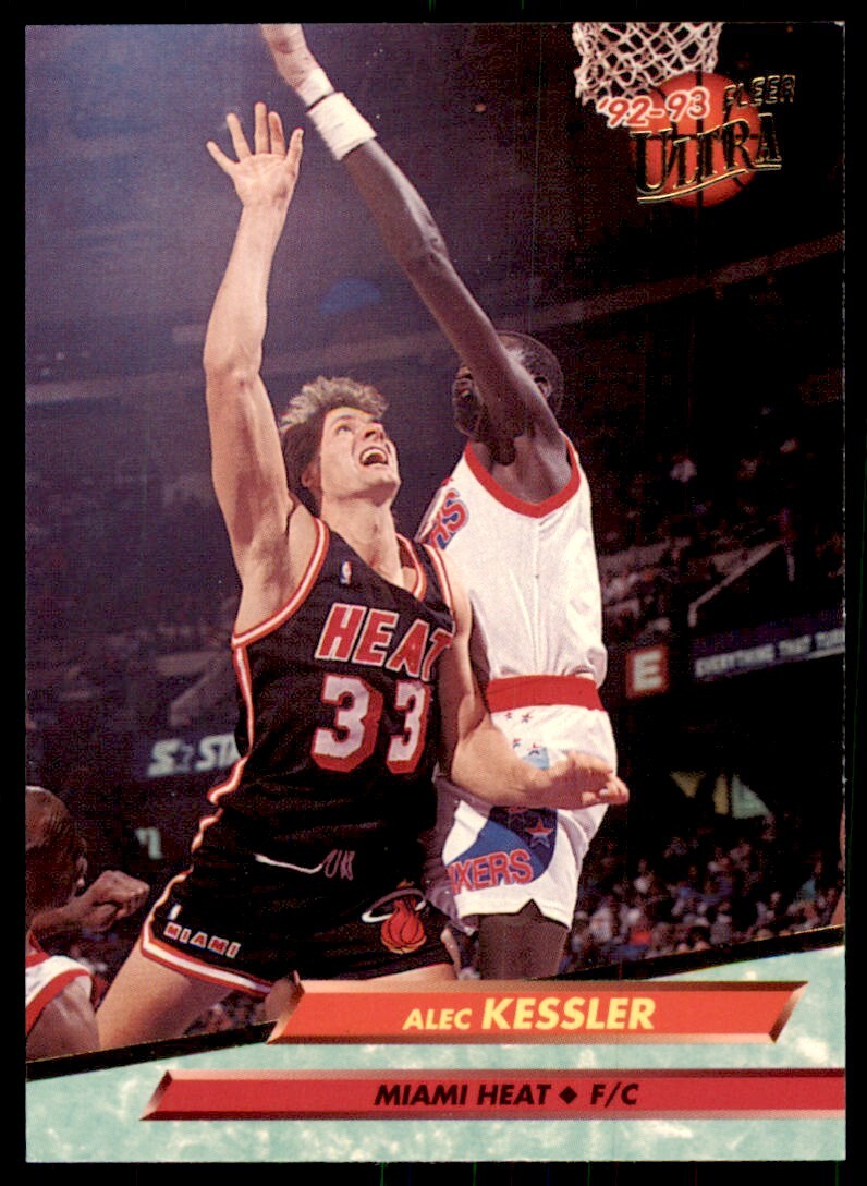 1992-93 Fleer Ultra. Alec Kessler Basketball Cards. #292