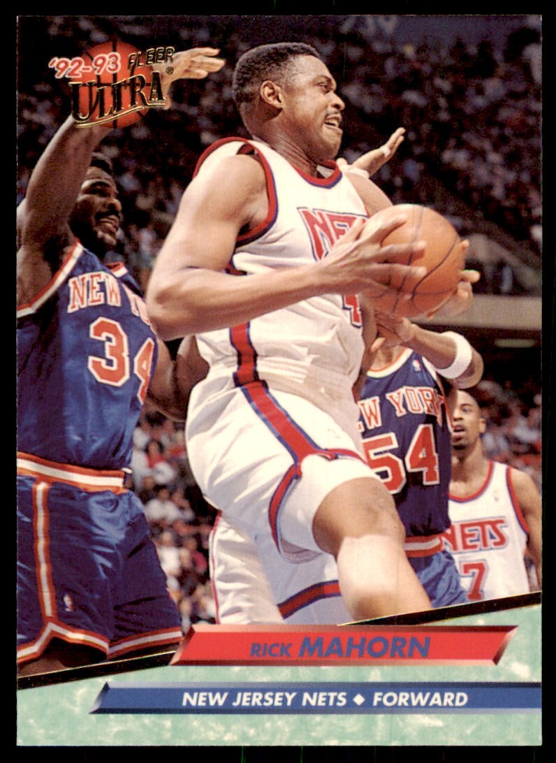 1992-93 Fleer Ultra. Rick Mahorn Basketball Cards. #316