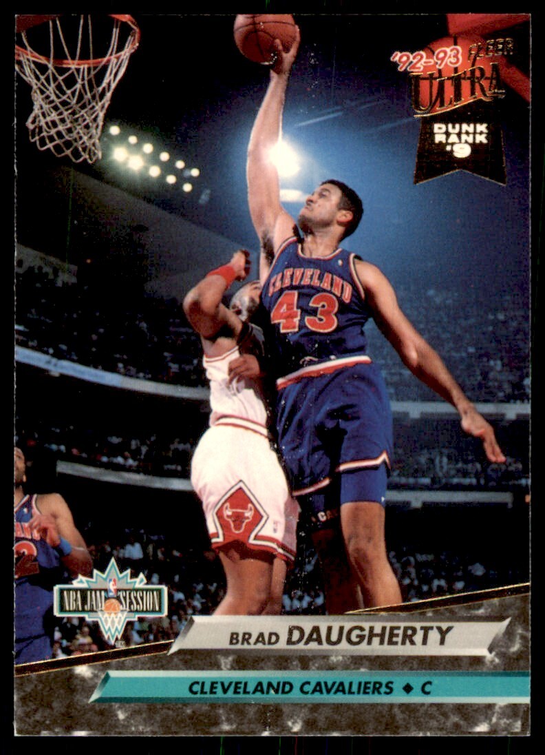 1992-93 Fleer Ultra. Brad Daugherty Basketball Cards. #209