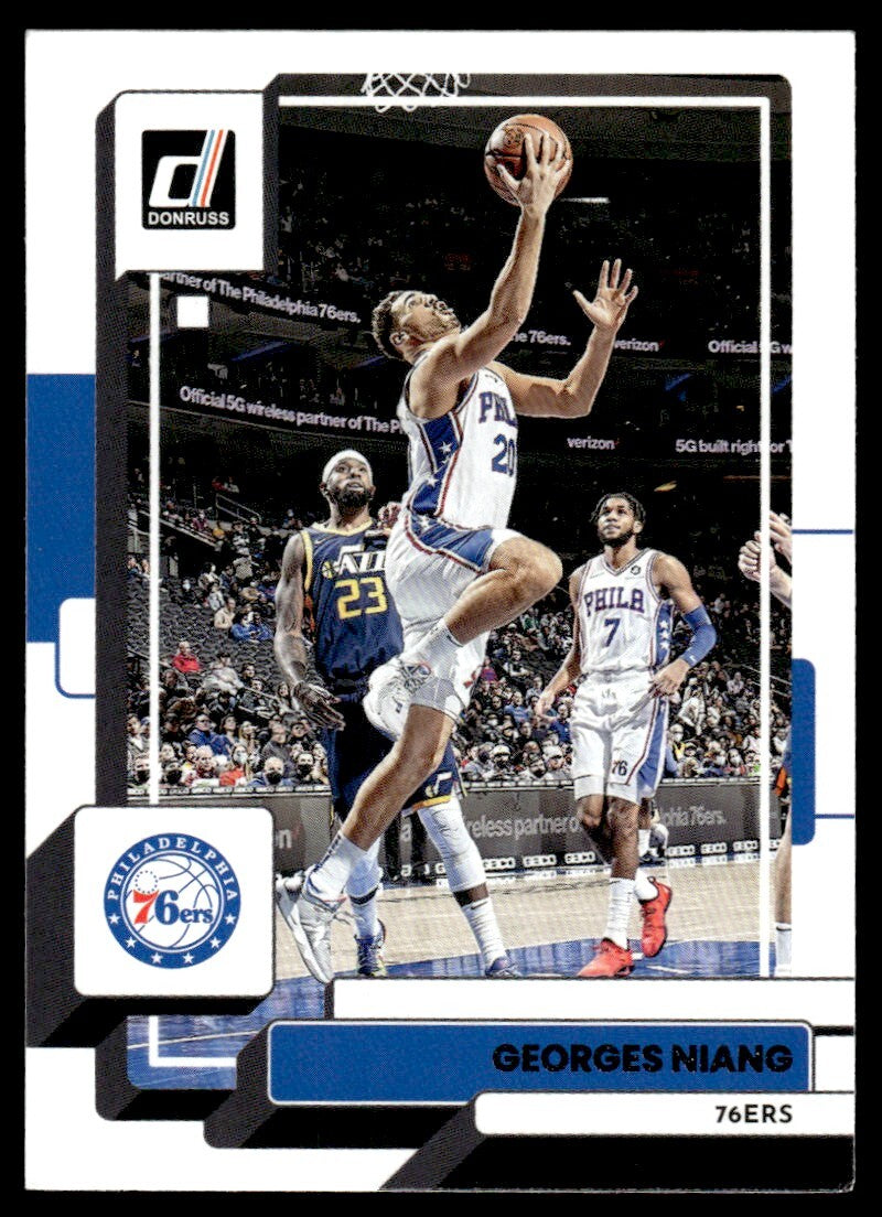 2022-23 Donruss Basketball Georges Niang Philadelphia 76ers #187
