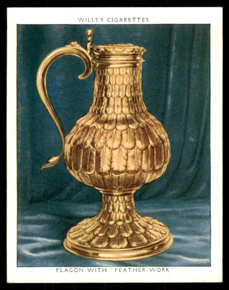 1938 Wills's Cigarettes King's Art Treasures Flagon with Feather-Work #30