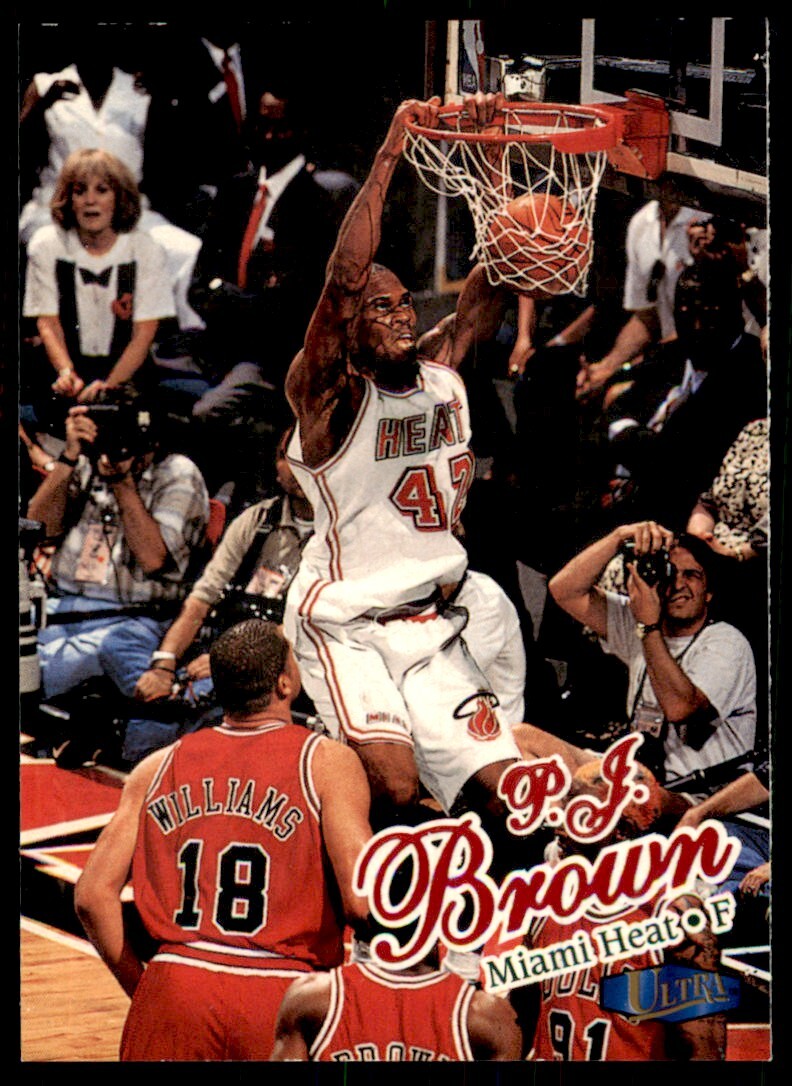 1997-98 Fleer Ultra P.J. Brown Basketball Cards #47
