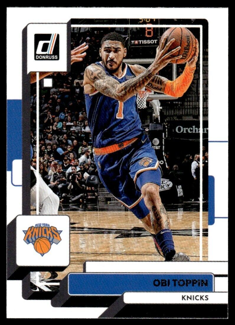 2022-23 Donruss Basketball Obi Toppin C New York Knicks #12