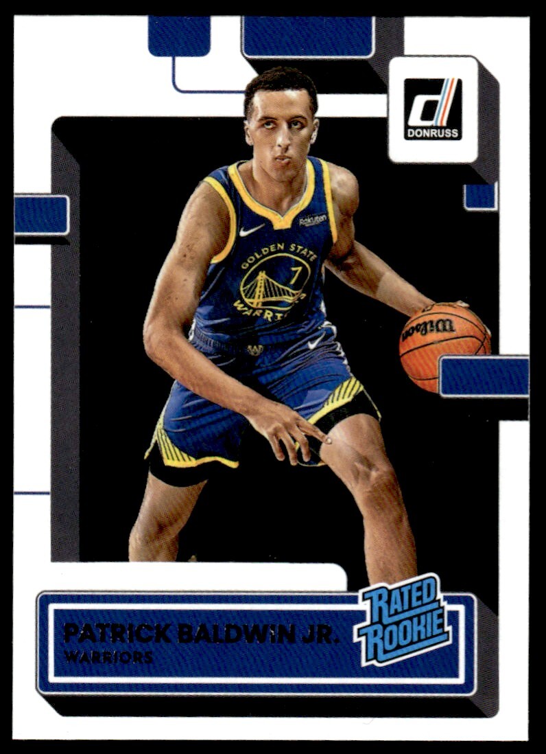 2022-23 Donruss Basketball Patrick Baldwin Jr. Rookie Golden State Warriors #228