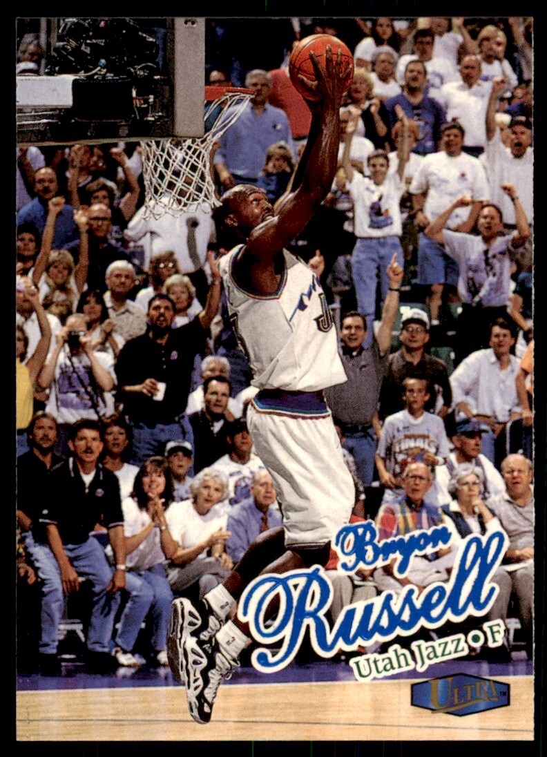 1997-98 Fleer Ultra Bryon Russell Basketball Cards #25