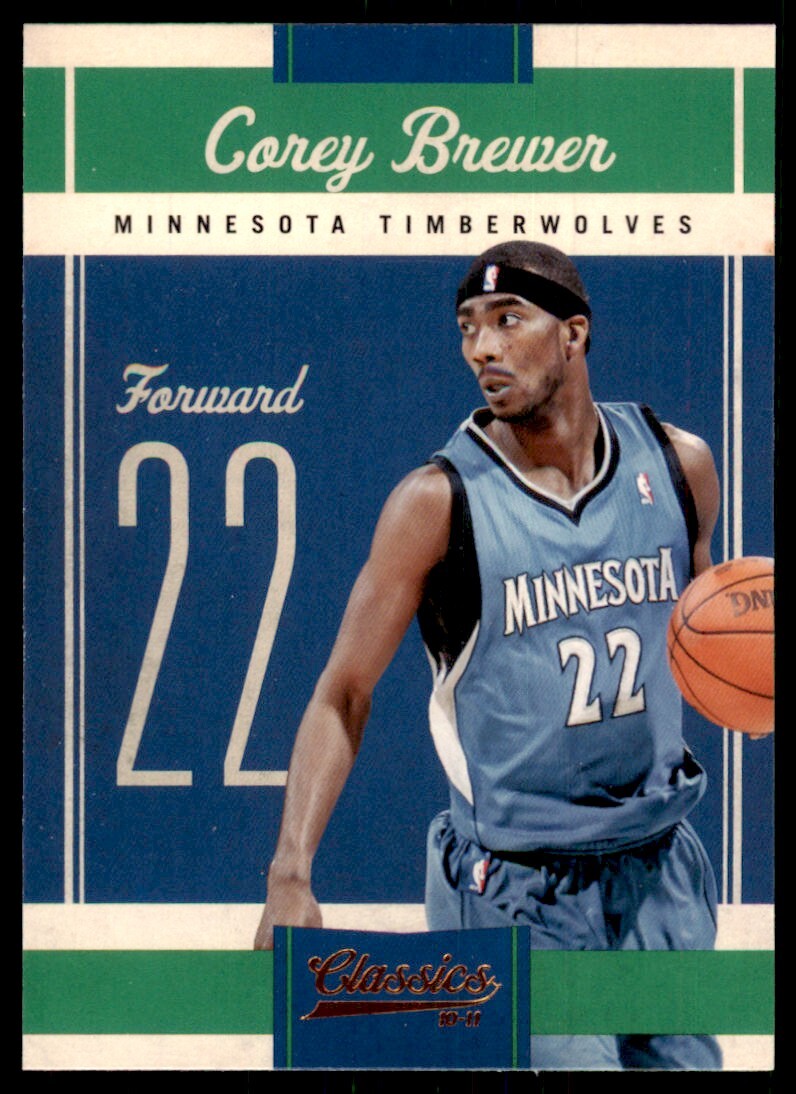 2010-11 Panini Classics Corey Brewer A Basketball Cards #38