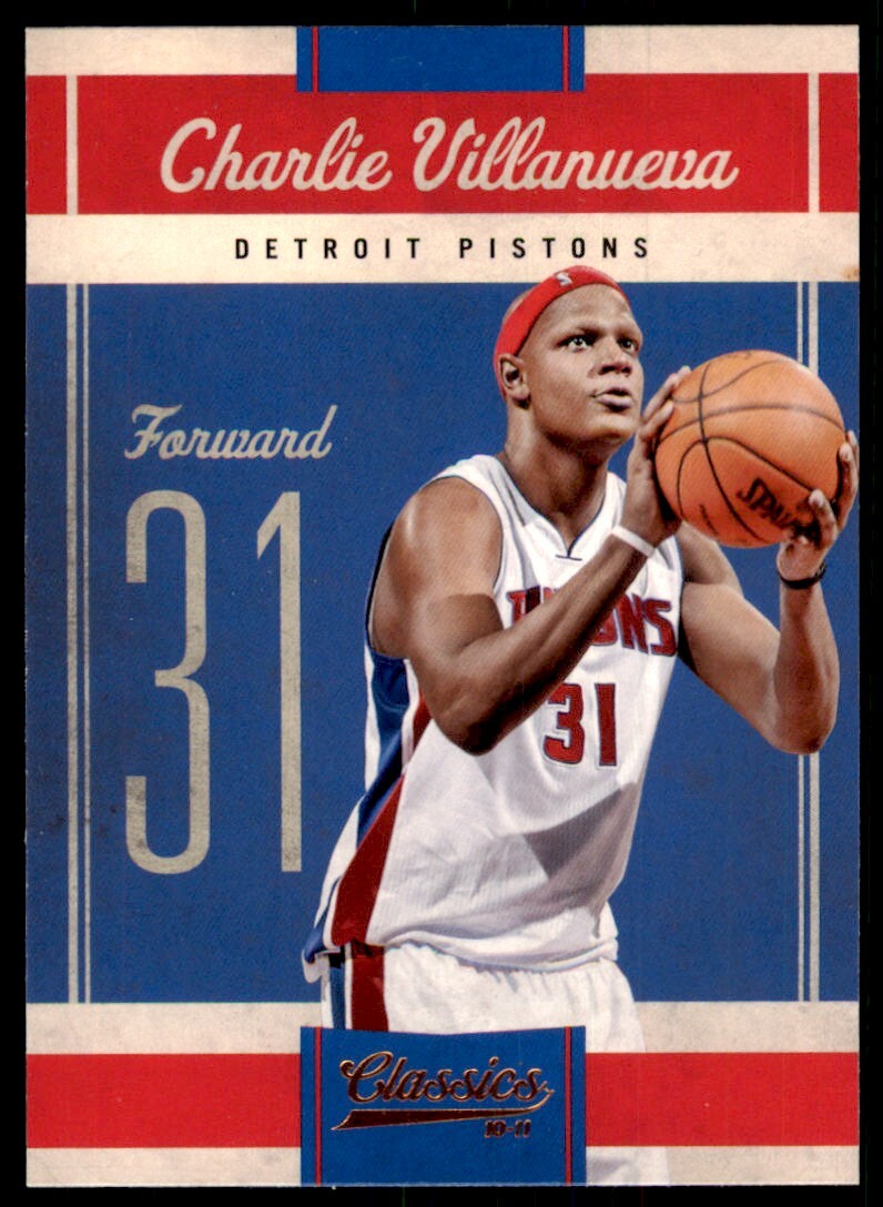 2010-11 Panini Classics Charlie Villanueva Basketball Cards #83