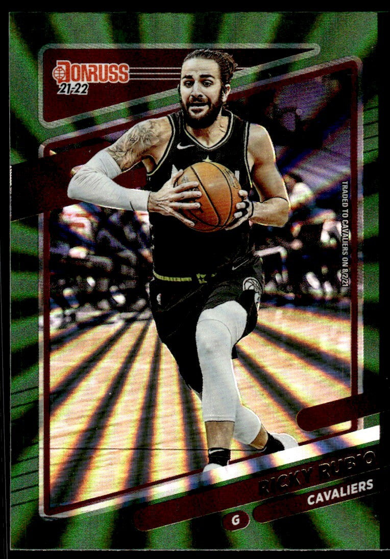 2021-22 Donruss Basketball Card Ricky Rubio Cleveland Cavaliers #51