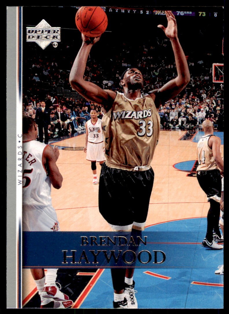2007-08 Upper Deck Brendan Haywood B Basketball Cards #168
