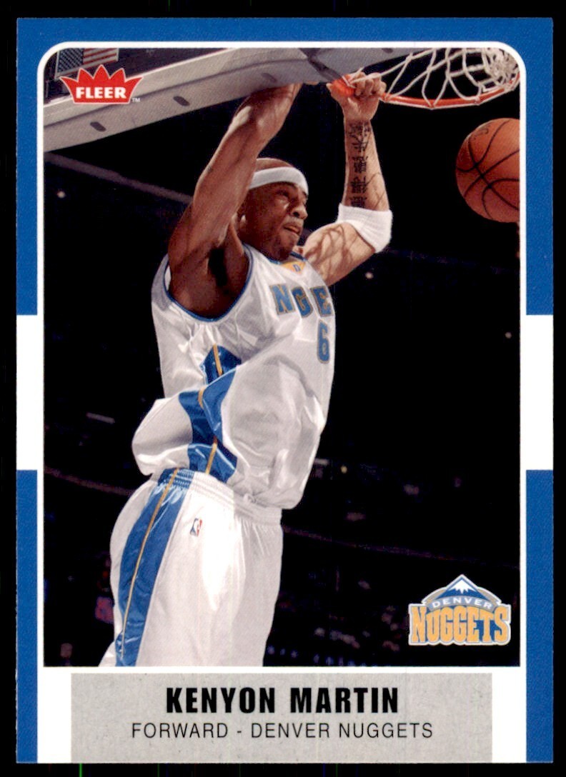2007-08 Fleer Kenyon Martin Basketball Cards #162